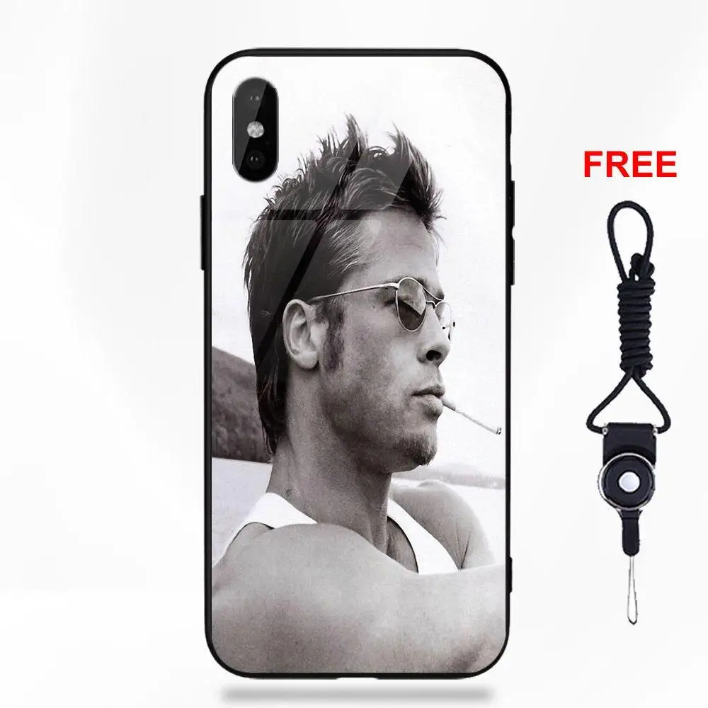 Fight Club wilam Bradley Brad Pitt для Apple IPhone X XS Max XR 5 5C 5S SE 6 6S 7 8 Plus