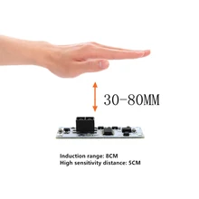 Módulo capacitivo de Interruptor táctil, 5V-24V, 3A, LED, Control de atenuación, lámparas, componentes activos, escaneo de corta distancia, Sensor de mano
