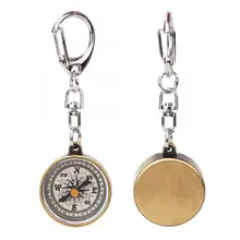 2 шт. винтажные в форме компаса из цинкового сплава мини брелок с компасом выживания карманный компас открытый кемпинг альпинистские навигационные инструменты