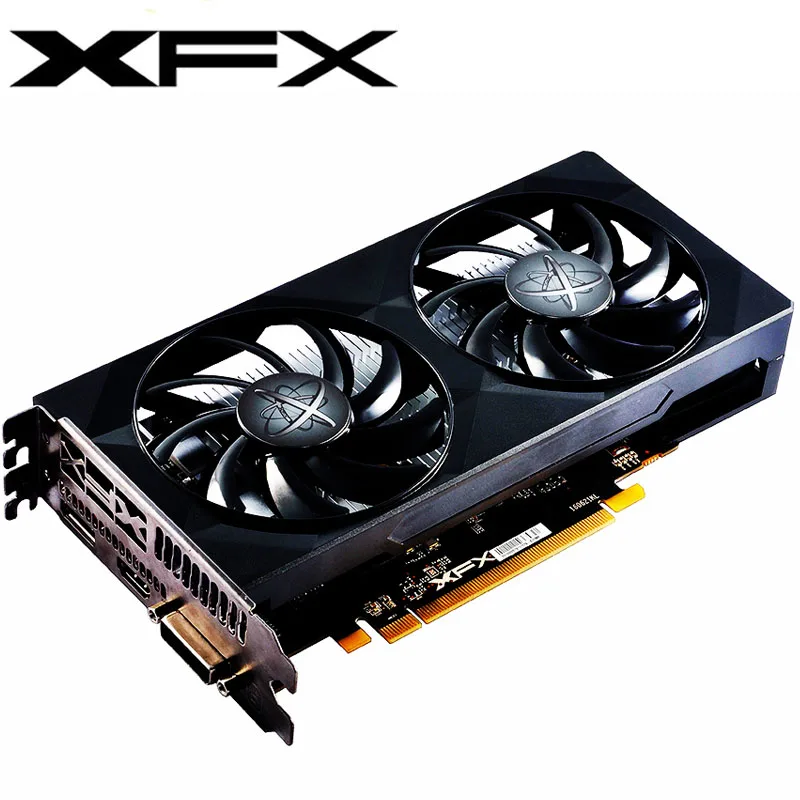 XFX видеокарта RX460 4 Гб 128 бит GDDR5 видеокарты для AMD RX 400 серии VGA карты RX 460 560 470 570 б/у-3