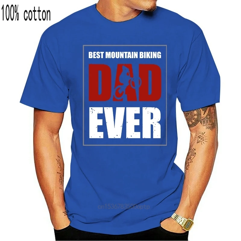 Новинка 2019 мужские футболки Мужская винтажная Байкерская рубашка Best Dad Ever Mountain