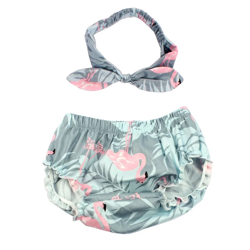 Fashion Baby Bloomers Baby Girl Cotton Cherry pattern Ruffle Diaper Cover Toddler Cotton Shorts Clothes (9)