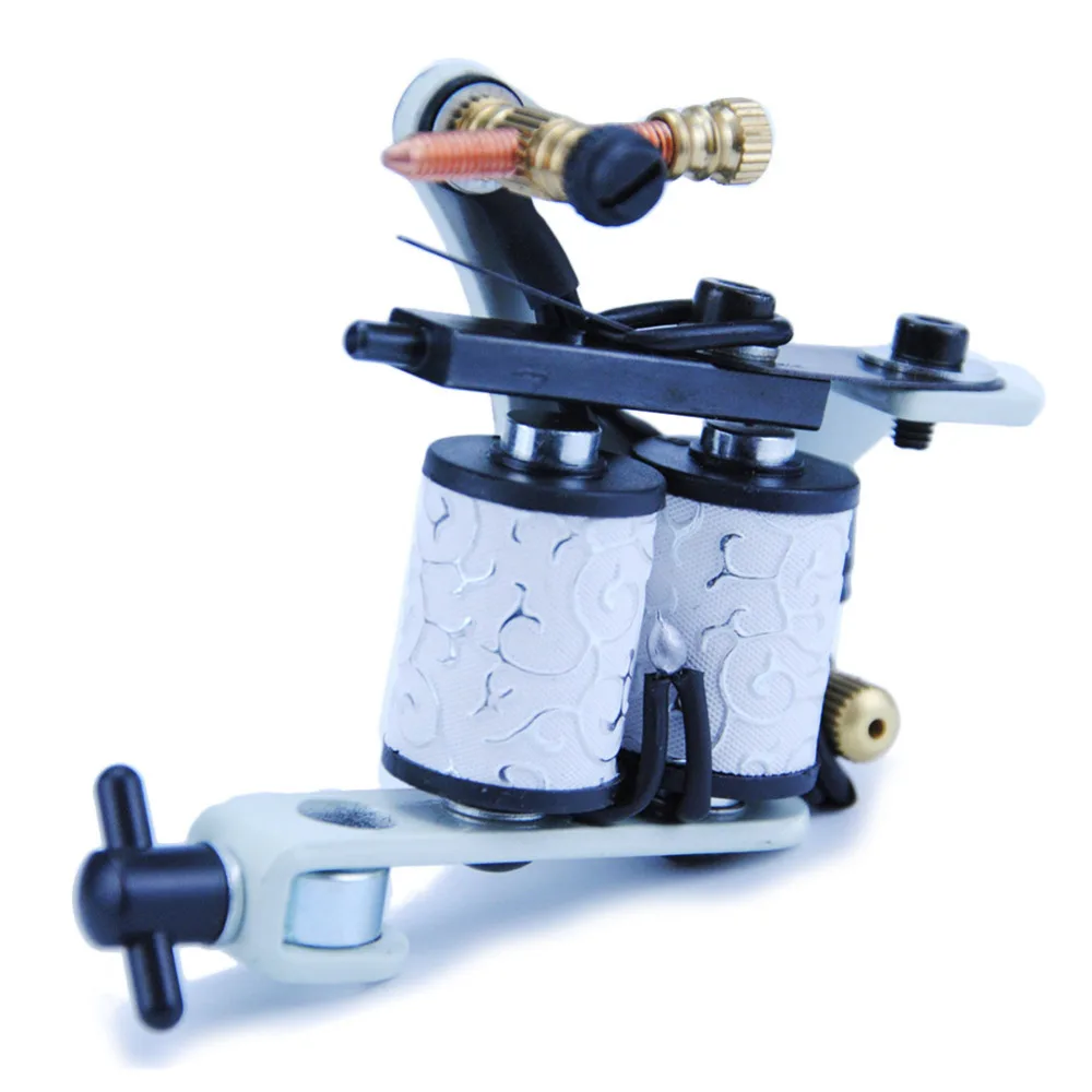 2 Tattoo Machine Gun 6 Colors Pigment Inks Sets Power Supply Set Starter Tattoo Kits Body Art Tools
