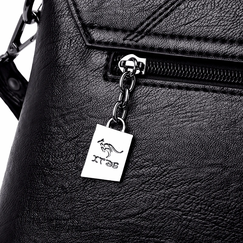 Однотонные женские сумки-мессенджеры мягкие сумки через плечо для женщин кожаные сумки высокого качества Дизайнерские женские сумки на плечо женские