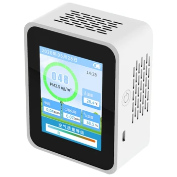 

Air Quality Monitor TFT Color Sn Home Smart Portable CO2, PM2.5 Temperature and Humidity Detector