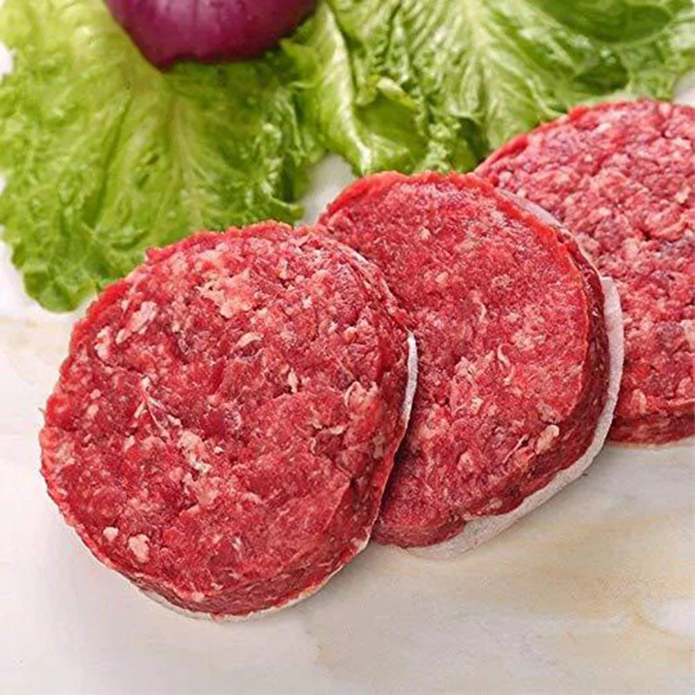 100pcs Round Hamburger Oil Blotting Paper Bbq Grill Paper Absorbing Sheet Non-stick Easy To Take For Kitchen Supplies