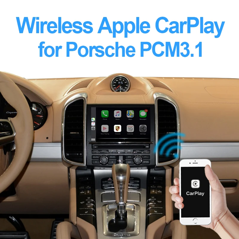Беспроводная Apple Carplay для Porsche Cayenne Macan Cayman Panamera Boxster 718 911 PCM3.1 Android Auto игровой