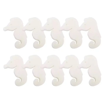 

10 Pcs Oil Absorbing Scum Sponge for Hot Tub, Swimming Pool and Spa (Seahorse)