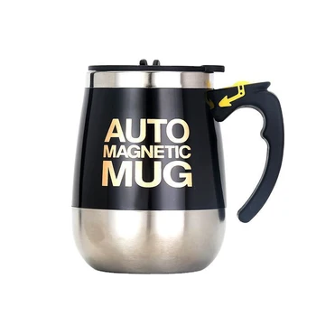 

Automatic Self Stirring Mug Coffee Milk Mixing Mug Stainless Steel Thermal Cup Electric Smart Cup USB cable