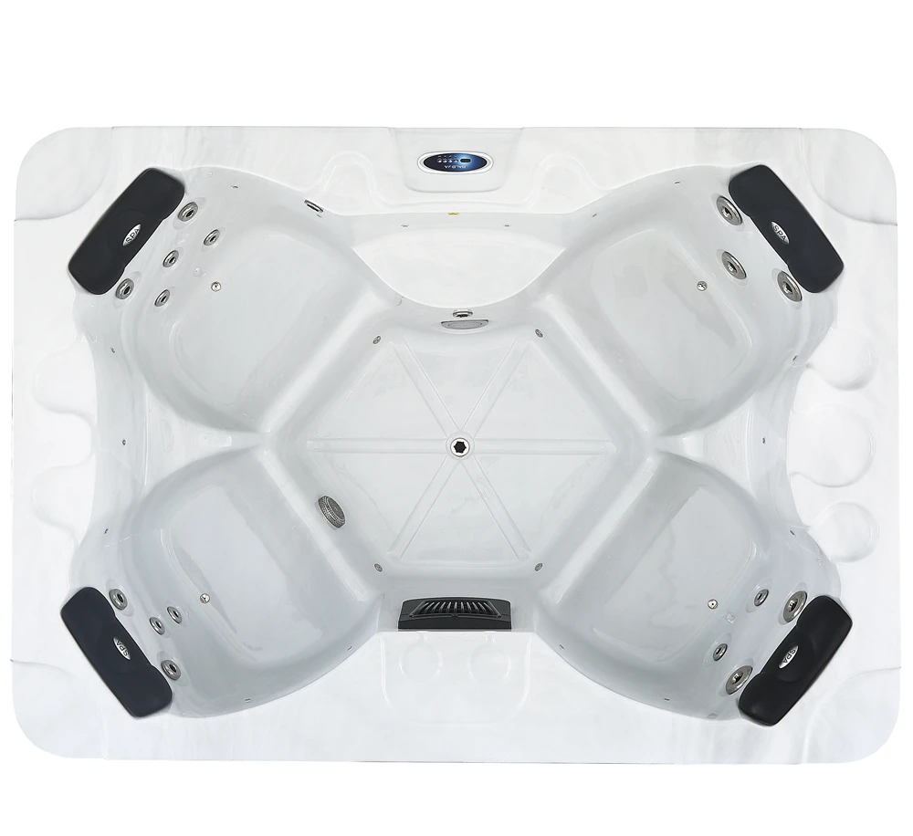 4 человека Ванна Массаж спа гидромассажная с нагревателем и фильтром M 3372|Ванны