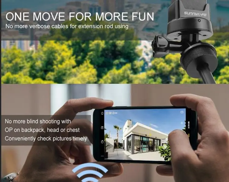 Bluetooth беспроводная зарядка база подставка адаптер для DJI OSMO Карманный карданный камера