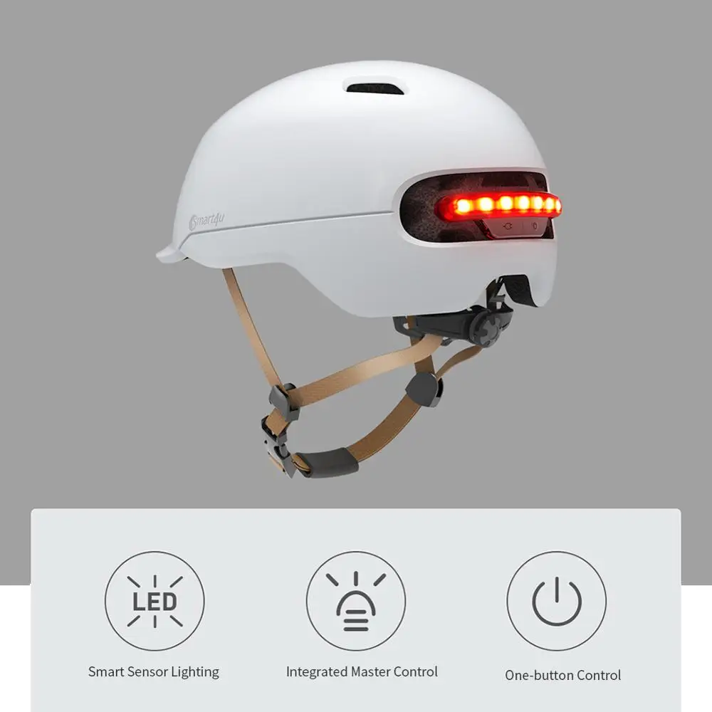

Smart 4 light cycling helmet EPS MTB Road Bicycle Helmet Men Women Unisex Waterproof