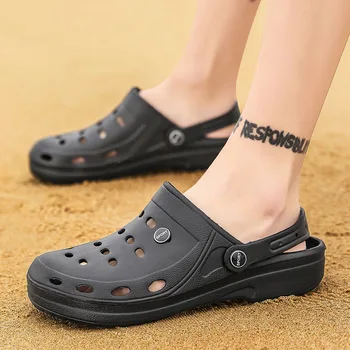 

Summer Comfortable Men'S Sandals Fashion Outdoor Sandals For Men Hollow Out Breathable Men Sandals Casual Lightweight Male Sanda