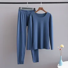 Мужское термобелье, новинка, теплое зимнее нижнее белье, рубашки с длинным рукавом, комплекты кальсонов