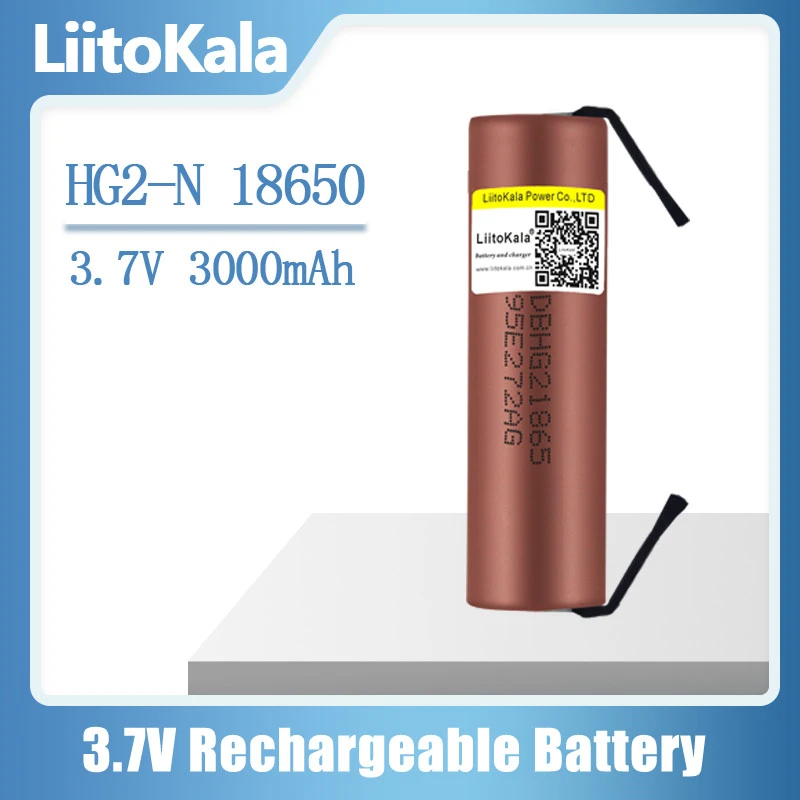 Liitokala Hg2 18650 3000mah Battery 3.6v Discharge 20a Dedicated High Power  Discharge +diy Nicke - Rechargeable Batteries - AliExpress