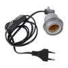E27 Crawling pet lizard tortoise heating lamp holder & power cord switch Piglet Chicken Brooder Heating Spiral Light Socket 1 Pc 1
