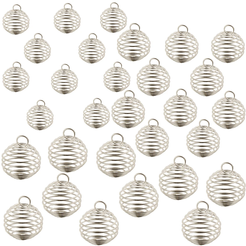 Pendentifs Grande CAGE Et OISEAU Métal Coloris Bronze