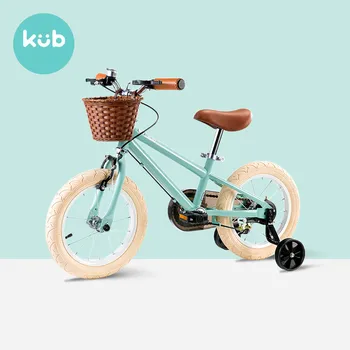 

14/16 Inch New Kids Bike 3-9 Years Old Boys and Girls Bicycle Baby Children Balance Bike with Auxiliary Wheel and Basket