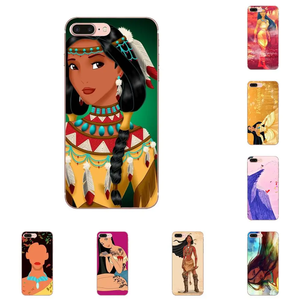 

Princess Cartoon Pocahontas Pattern For Huawei Honor Mate 7 7A 8 9 10 20 V8 V9 V10 G Lite Play Mini Pro P Smart TPU Custom Phone