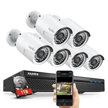 SANNCE 5 м POE Комплект CCTV безопасности 8CH NVR Открытый водонепроницаемый 2 м ip-камера аудио запись система наблюдения комплект