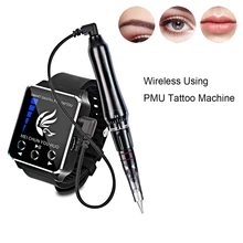 Перманентный макияж бровей машина микроблейдинг пистолет тату машина 3D брови губы ручка татуировки пистолет с часами 5 скоростей Красота Инструменты