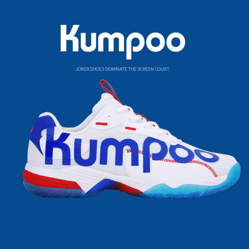 Kumpoo TPU Pro Badminton Shoes Men Women Breathable Ultra Light