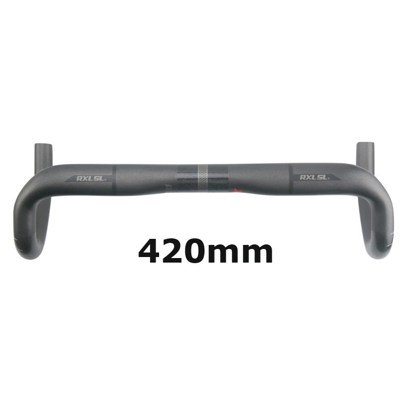 Red X 420mm RXL SL углеродный материал дорога Bicylce руль 31,8 мм UD матовый падение бар 400/420/440 мм руль для шоссейного велосипеда езда на велосипеде гнутые стержни - Цвет: Red X 420mm