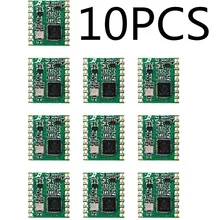 10PCS RFM69HC RFM69HCW RFM69H 433 MHZ/868 MHZ/915 MHZ FSK Ricetrasmettitore Wireless Modulo SX1231 16*16 millimetri