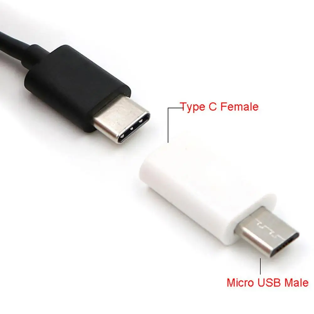 1 шт. Новый Micro USB штекер для C Type Женский адаптер конвертер зарядный разъем