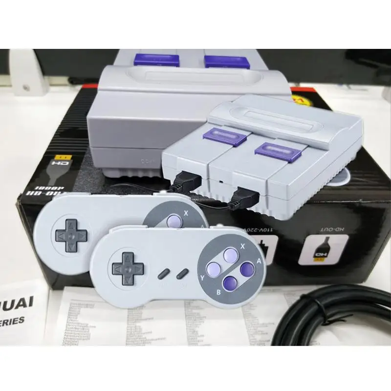 HDMI Out TV Video Super Mini SN-02 821 Game Console Handheld Consoles Childhood For HD NES SFC Retro Games Christmas Xmas Gift TF Card
