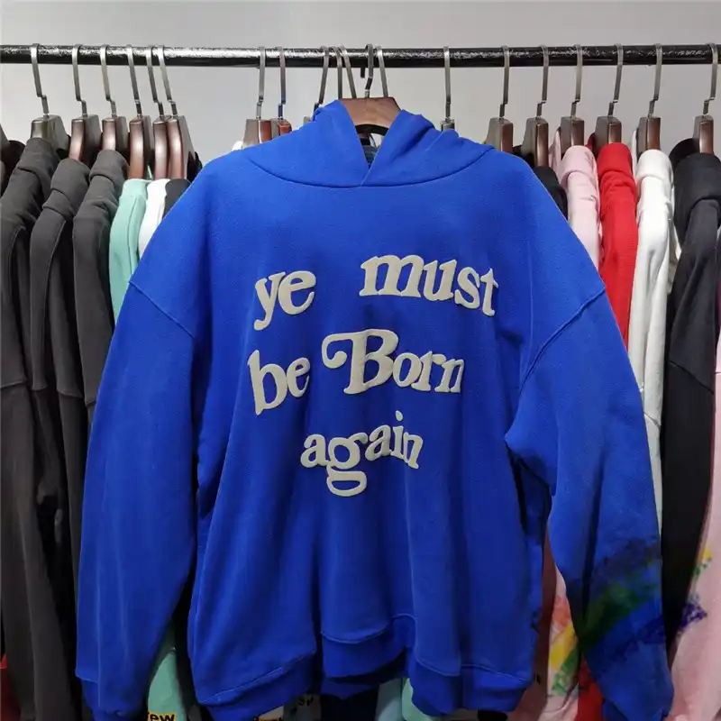 Blue Foam Printing Ye Must Be Born Again Hoodie Men Women Cpfm Xyz Pullovers Kanye West Hoody Hoodies Sweatshirts Aliexpress