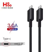 25W USB C To USB Type C Cable USBC PD Fast Charger Cord Cable For Samsung Galaxy A80 70 50 S Cable Note 9 10 S9 S10e plus Cable