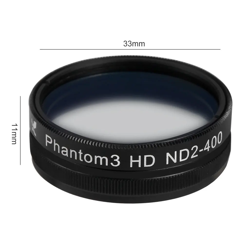 HD Nd2-400 Регулируемый фильтр объектива для Dji для Phantom 3 Квадрокоптер баланс светильник соотношение авиационный алюминиевый сплав оптическое стекло