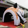 Customized 4x4.3x3.6mH Inflatable Tiger Mouth Tunnels Tent for Children and Adult /Zoo Theme Inflatable Toy Tent 5