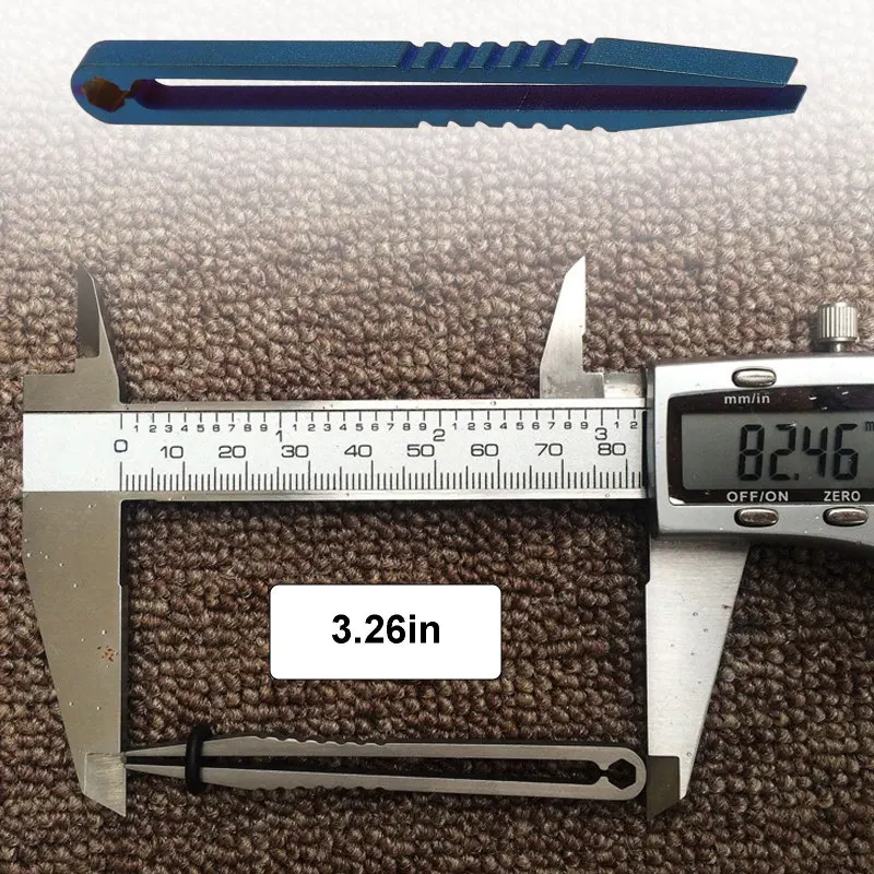 1PC TC4 Clip Titanium Tweezers Pick Up Clamping EDC Multipurpose Gadget Professional Camp Outdoor Pocket Maintenance Tool