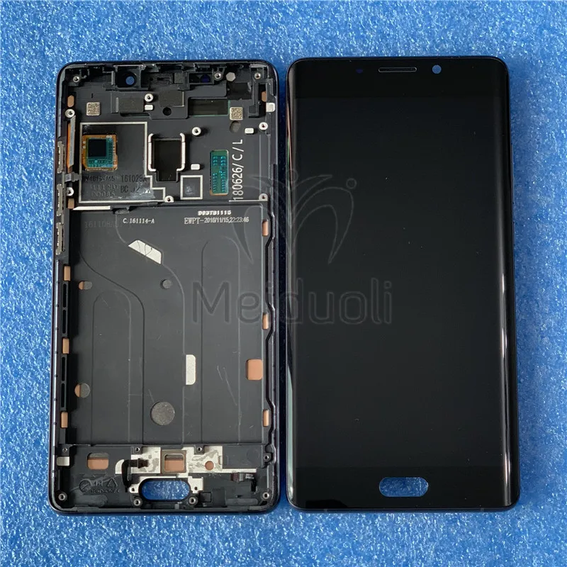

Original For 5.7" Xiaomi Note 2 Mi Note 2 Axisinternational LCD Screen Display With Frame+Touch Panel Digitizer For MINote 2