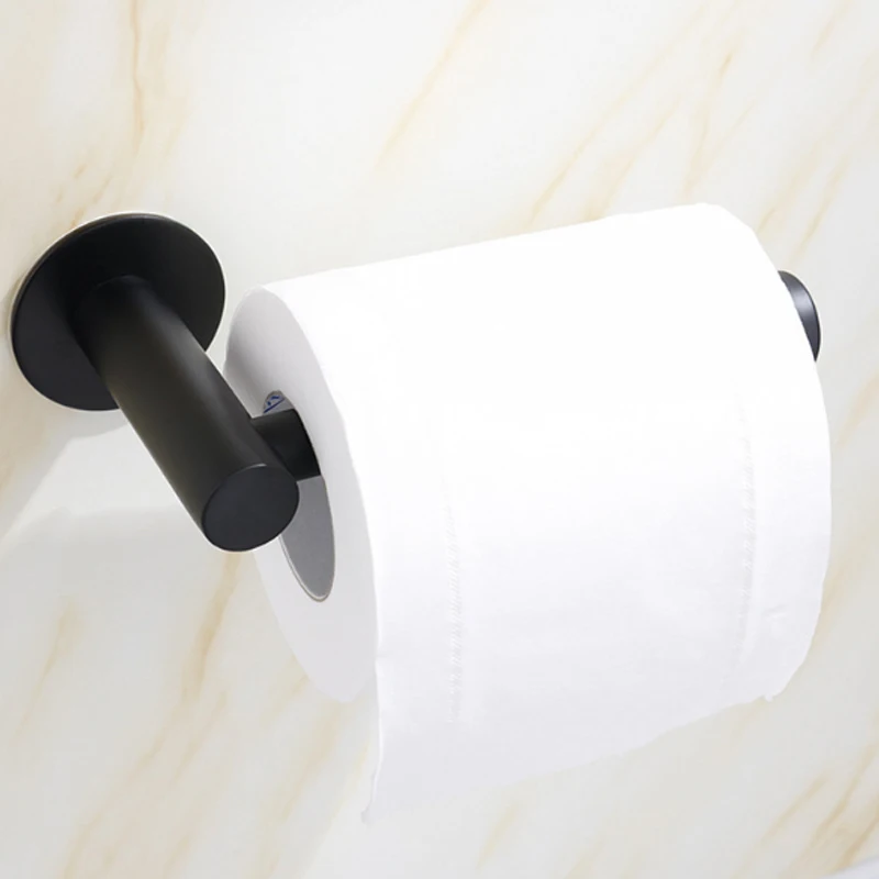 15cm large Self Adhesive Wall Mounted Stainless Steel Toilet Paper Roll Holder Racks Holder Kitchen Roll Tissue Stand Organizer