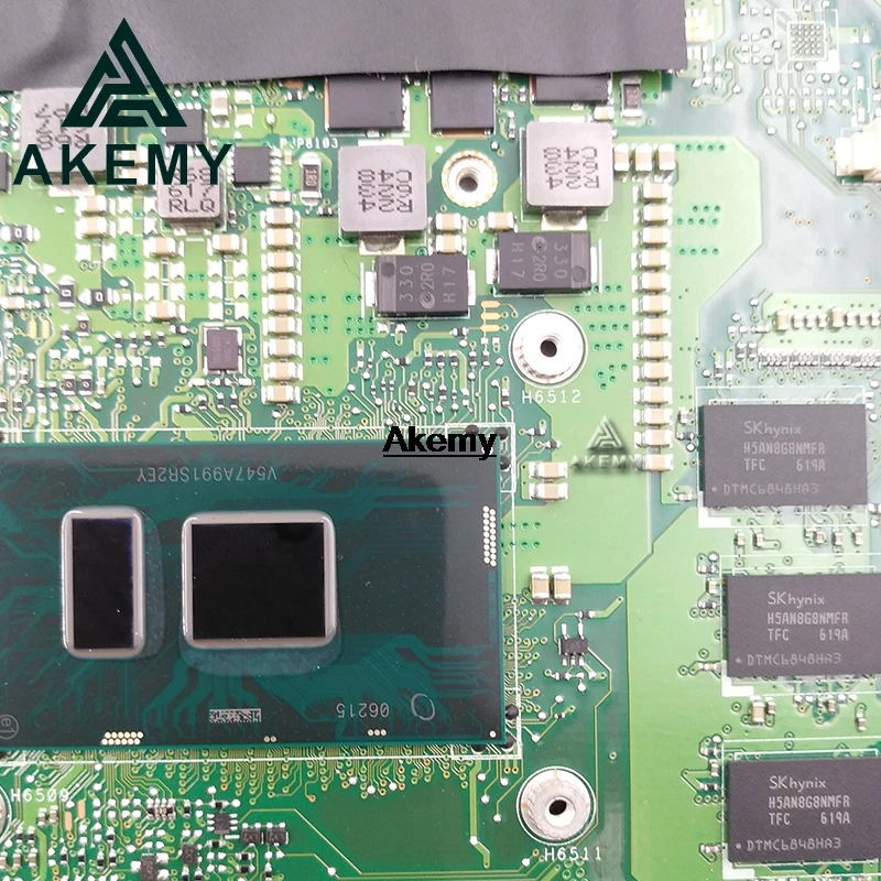 Материнская плата для ноутбука ASUS UX560UA-1B Q504UA с процессором I5-6200U PN 60NB0BZ0-MB1300 8 ГБ ОЗУ DDR3 тест ОК