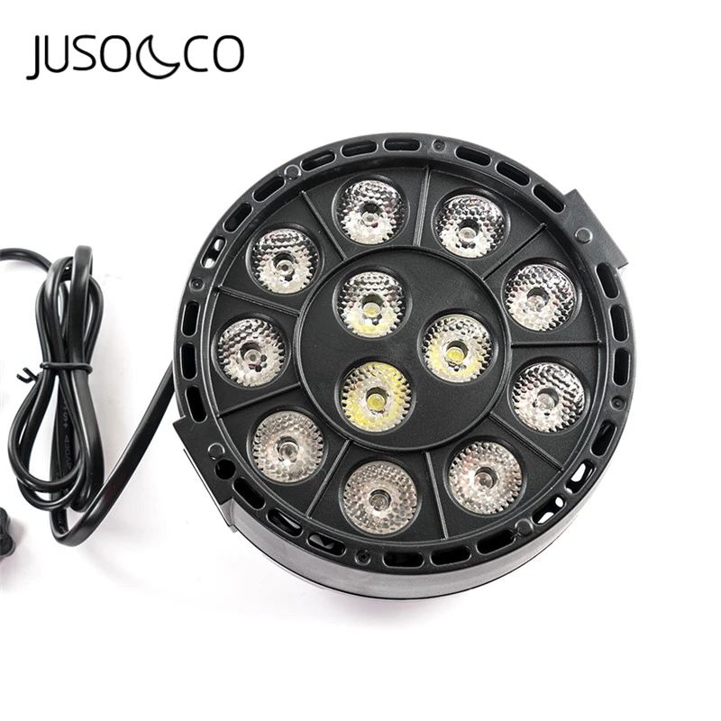 JUSOCCO Led Par Светильник Дискотека для сцены вечеринки диджеев 12 светодиодов