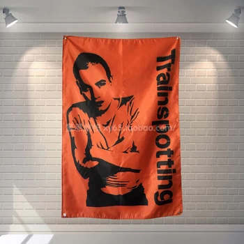 

"Trainspotting" Movie Poster Banners Children's Room Wall Decoration Hanging Art Waterproof Cloth Polyester Fabric Flags