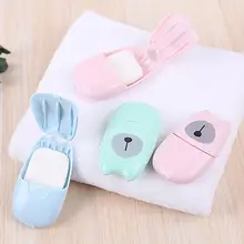 50 шт./кор. Одноразовые Мини Путешествия Удобный бумажный мыло для умывания ручная Ванна Чистка портативный в штучной упаковке пены душистые листы