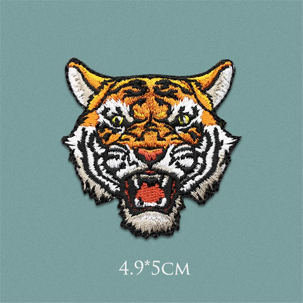  Octory Tiger and Bear Playing Iron On Patches for Clothing Saw  On/Iron On Embroidered Patch Applique for Jeans, Hats, Bags : Arts, Crafts  & Sewing