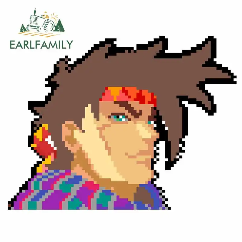 EARLFAMILY 13 см x 10 1 для Pixel Joseph Joestar Fine SUV Автомобильная наклейка s DIY окклюзия царапины