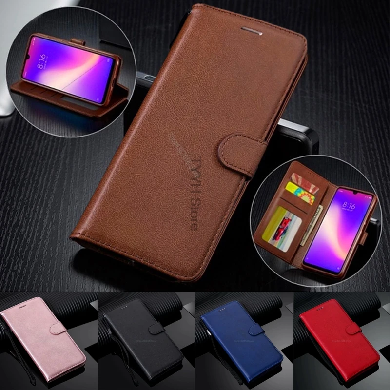 Leather Flip Case For Samsung Galaxy A7 2018 A750f A750f/ds Phone Cover