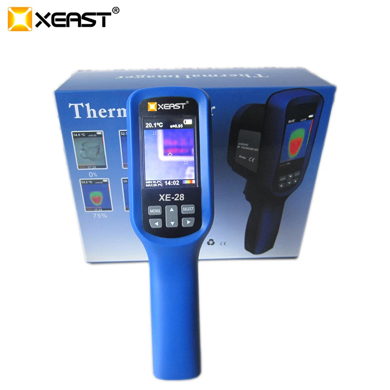 Pаспродажа XEAST, Новое поступление, XE 26 XE 27, серия, 2,4 дюймов, цветной экран, ручной, тепловизор, камера, изображение, поставляется с внешней влажностью