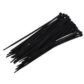 

Cable Ties Black Cable Tie Wraps/Zip Ties Size:150*4mm 100pcs
