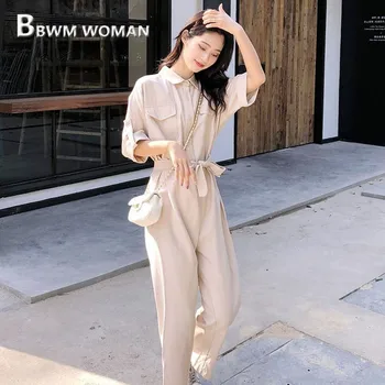 

2019 4 Colors Can Choose Women Jumpsuit Autumn Fashion Female Playsuits