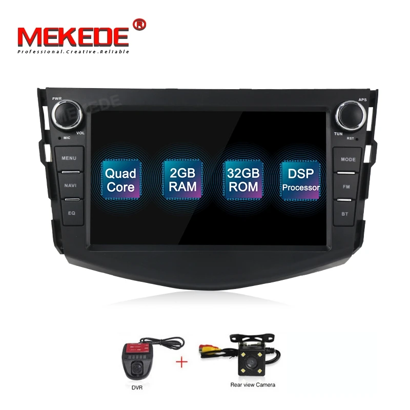 32G add camera DVR MEKEDE Android 9 2 ГБ 32 ГБ Автомобильный dvd gps навигатор плеер для Toyota RAV4 Rav 4 2007 2008 2009 2010 2011 радио мультимедиа стерео - Цвет: 32G add camera DVR