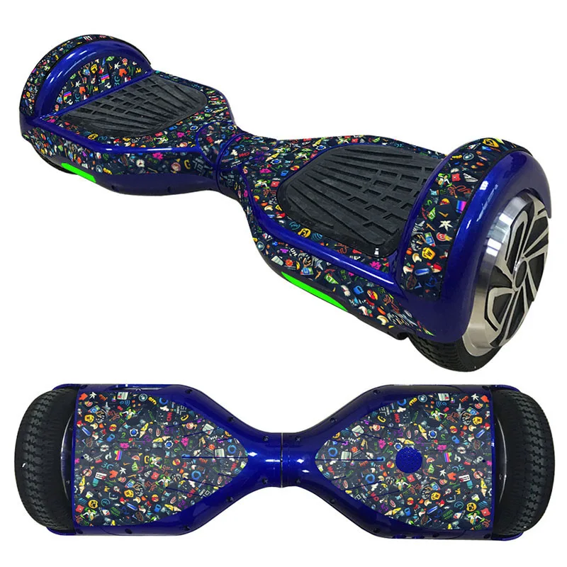 1 комплект, крутой самобалансирующийся двухколесный скутер, кожный чехол, наклейка для скейтборда, 6,5 дюймов, кожный чехол, смарт-скейтборд, наклейка - Цвет: L