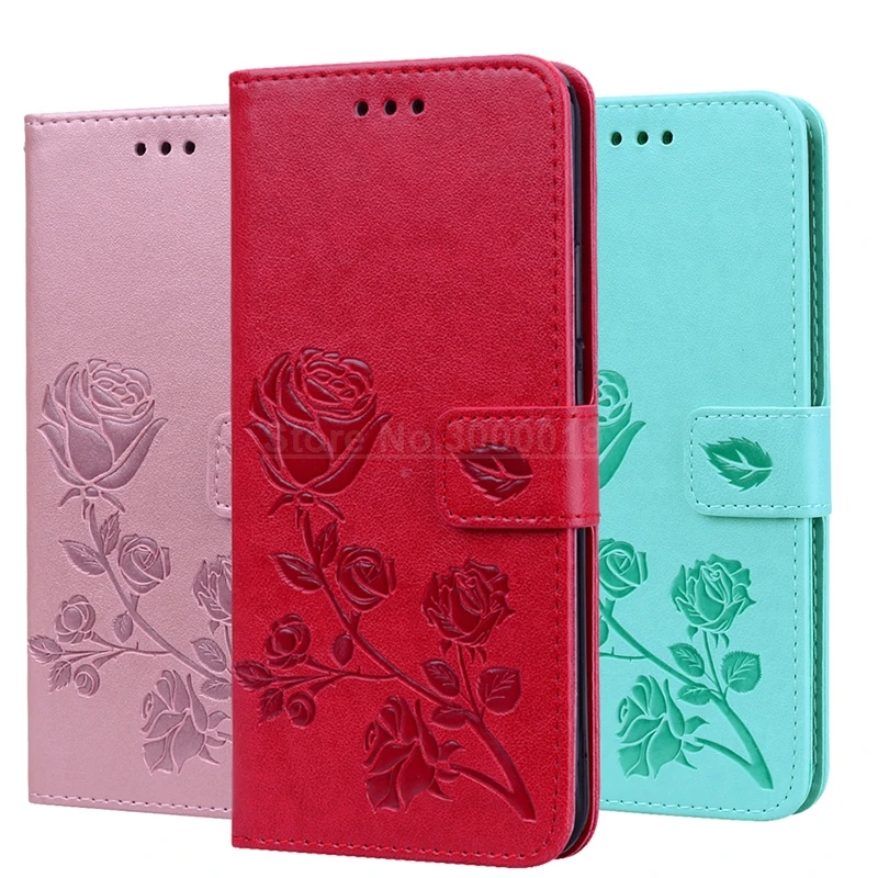 For Samsung A10 Case on Samsung A10 SM-A105FD Case Flip 6.2 Leather Wallet Book Flip for Galaxy A 10 A105 Cover